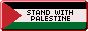 I stand with Palestine button
